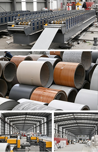 Revêtement mural en panneaux de type Clyde, imitation bois grainé, en polyester, PU, acier et zinc, avec effet <span class=keywords><strong>pierre</strong></span> - Product Image 6