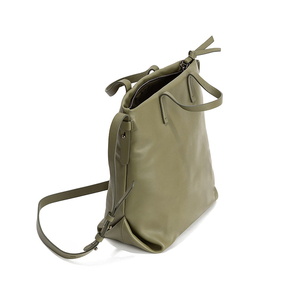 Cadena de Suministro Global Personalizada # PA0792 Bolsos de Cuero Genuino para Mujer, Bolso Tote de Cuero Real para Dama - Product Image 4