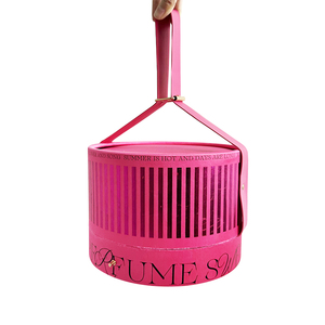 Luxury Round Rose <strong>Red</strong> Wedding Favor Festive Storage Decorated Cardboard <strong>Box</strong> with Handle - Product Image 3