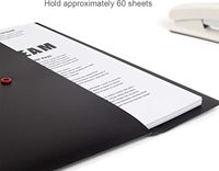 Porte-documents en plastique PP durable avec logo personnalisé, format A4, étanche, avec bouton pression sécurisé pour l'organisation des dossiers à la maison ou au bureau