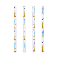 Cadeaux souvenirs de Dubaï, ensemble de crayons en bois naturel HB avec impression