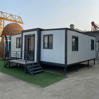 Maison conteneur industrielle mobile d'extérieur pour atelier, barndominium, avec panneaux sandwich, pour usage hôtelier