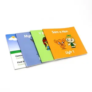 Colorful short story English children board books printing service in China