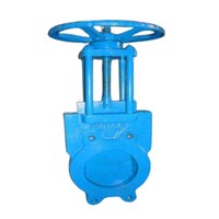 Vanne à couteau Vanne à lisier manuelle PN10 DN200 DN300 Wafer Lug Flange Acier inoxydable Acier moulé