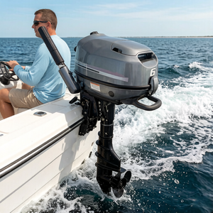 Moteur hors-bord 4 temps 6 CV à arbre court ou long, compatible avec les moteurs et pièces de rechange d'origine Yamaha pour bateaux. - Product Image 4