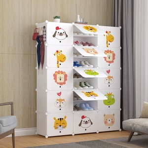 Hot bán màu xanh nhựa Giày giá lưu trữ 30 <span class=keywords><strong>Cube</strong></span> công suất lớn tủ giày - Product Image 6