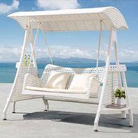 Vente en gros de meubles d'extérieur avec balcon, patio, jardin, hamac en rotin et osier, balançoire moderne avec support pour les loisirs