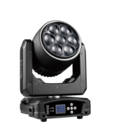 WANRAY Projecteur LED DMX512 350W à faible coût, effet Wash Frost Zoom 7*40W pour scène, club, DJ, discothèque, événements