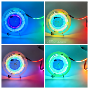 Rgbic COB ws2811 LED Strip 12V/24V 420/720 LED/M địa chỉ RGB pixel kỹ thuật số COB fita 12 mét USB - Product Image 5