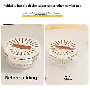 Moderna Cesta Multifuncional de Doble Capa para Refrigerador, Plegable, para Lavar Frutas, con Escurridor, para Deshidratación en la Cocina - Product Image 5