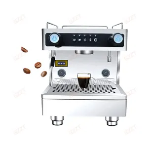 Multifunktionale 304 Edelstahl 6L Wasserohr kommerzielle italienische Kaffeemaschine 9 Bar 1 Gruppe professionelle Espressomaschine