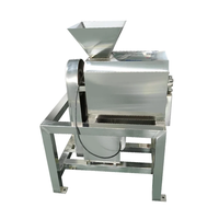 Industriële automatische groente- en fruitpuree-, passievrucht- en ananasjam-maker met hoge productiviteit, gemotoriseerde sapcentrifuge en pulp-extractor