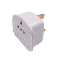 Adaptateur touristique britannique vers la prise Europe, États-Unis, Australie