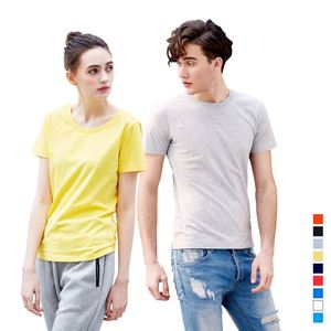 Design High Quality 100% Cotton Unisex Custom T-<b>Shirts</b> 180g Company Staff Uniform Camp Event Screen Logo White Adult T-<b>Shirts</b> - Product Image 3