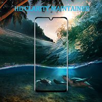 Film de protection d'écran en verre trempé incurvé 3D à couverture intégrale pour TCL 10 Plus