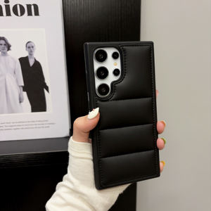 Automne hiver mode <span class=keywords><strong>coque</strong></span> de téléphone bouffante pour veste North Face Compatible pour Samsung S24 <span class=keywords><strong>S22</strong></span> Plus Ultra avec galvanoplastie - Product Image 3