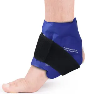 ヘルスケア製品ジェルホットコールドセラピー再利用可能な足足首アイスパックラップ怪我用