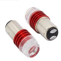 Nouvelle ampoule de voiture Xtx 5630 avec lentille concave, feu stop de recul 1156 1157 3W 3SMD LED clignotant 12V, ajustement universel, garantie 1 an