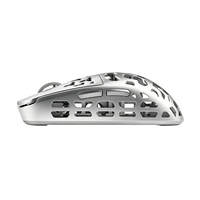 Souris personnalisée en alliage magnésium-aluminium MTV7, souris creuse légère PAW3950 42000 DPI, souris de jeu double 8 kHz OEM/ODM