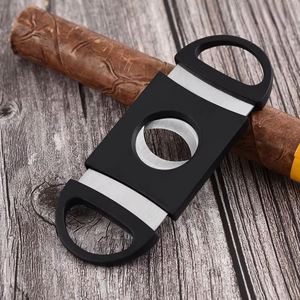 Cortador de Cigarros Portátil de Acero Inoxidable con Doble Cuchilla, Mini Tijeras de Viaje con Cuero y Metal para Uso Diario - Product Image 6