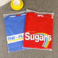 Sacs à fermeture éclair en CPE PE givrés personnalisés, emballages pour vêtements, sacs en plastique à fermeture éclair pour chemises, vêtements, avec impression de logo