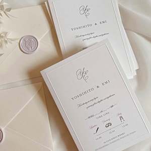 Conjunto de Invitaciones de Boda Personalizables de Alta Gama, Juego Completo para Empresas de Eventos de Boda, Pedidos al por Mayor - Product Image 4