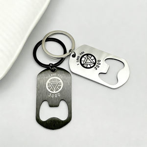 Portable Stainless Steel Beer Bottle Opener <b>Key</b> <b>Chain</b>, Custom Logo for Gift - Product Image 6