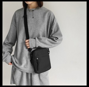 Tas ponsel selempang kecil bahu Oxford/nilon poliester hitam antik tali dapat disesuaikan Logo kustom - Product Image 3