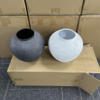 Vase à fleurs en fer de grande taille, vase en métal pour la décoration de la maison, vente chaude