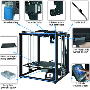 TRONXY <span class=keywords><strong>X5SA</strong></span> <span class=keywords><strong>PRO</strong></span> Version de rail de guidage d'imprimante 3d 330*330*400mm double axe Z imprimantes Machines pilote ultra-silencieux imprimante 3d TITAN - Product Image 5