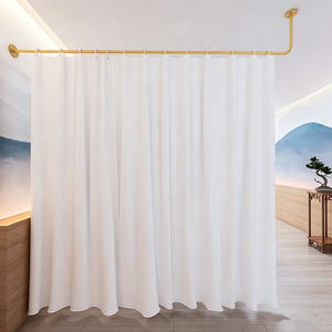 Barra de soporte en forma de U para salón de belleza, barra larga para tirar de cortinas, cortina para cama de belleza - Product Image 3
