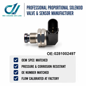 Sensor de Presión de Combustible 0281002497 13537787167 para 320d 330d <span class=keywords><strong>530d</strong></span> X3 X5 Diésel - Product Image 4