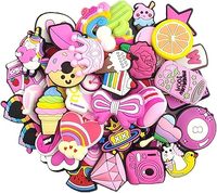 Charmes de figurines en PVC de haute qualité pour décor de bricolage, compatibles avec les sangles de sac Crocs et EVA