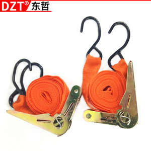 สายรัดไนลอนสีส้ม Dzt Dongzhe พร้อมตะขอสำหรับขนส่งและบรรทุกสินค้า รุ่น 9031 - Product Image 2