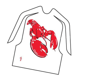 Crabe Bavoirs Adultes Jetables fête du crabe bavoirs pour le restaurant - Product Image 1