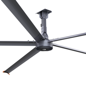 Ventilateurs de plafond HVLS Keystone 5m 0,75kW Moteur PMSM 220V/380V Alliage d'aluminium et de magnésium 5 pales Débit d'air 10000 CMH 38dB - Product Image 2