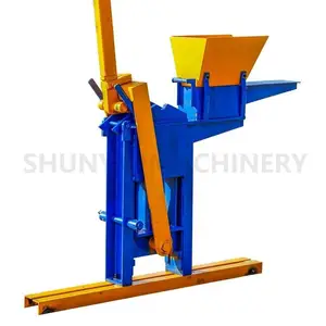 Maquinaria de fabricación de ladrillos Máquinas de fabricación de ladrillos manuales automáticas de la máquina de fabricación de ladrillos para las pequeñas empresas