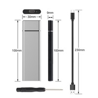 Disque SSD externe portable 500 Go 1 To 2 To USB 3.0 Gen1, compatible avec téléphone et PC