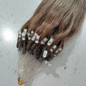 <span class=keywords><strong>Micro</strong></span> <span class=keywords><strong>Loop</strong></span> Ấn Độ Remy tóc con người mở rộng pre-ngoại quan sóng tự nhiên - Product Image 6