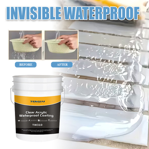 Agente Impermeabilizante Transparente de Secado Rápido a Base de Agua, Revestimiento Impermeable para Paredes Exteriores - Product Image 2