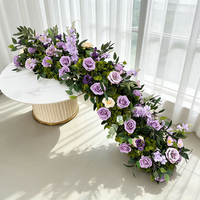 Chemin de table en soie artificielle moderne de haute qualité, personnalisable, disponible en plusieurs couleurs, pour mariage, arche, allée, décoration de fête