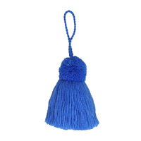 10cm chapeau Pom Pom gland gonflé Nylon suspendu gland frange coloré Pompones gland pour vêtements sac porte-clés bijoux décoration