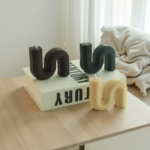 Customizable Eco-Art Luxury Wedding art custom candles slogan 100% Non-Toxic Natural Scented candle - Product Image 1