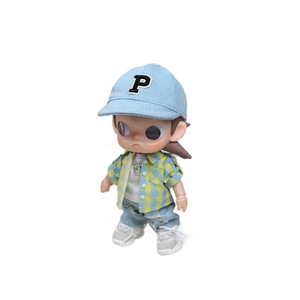 Zsiga 20Cm Doll Clothes Summer Plaid Shirt Boy Outfit For 1/8 Scale Action Figure - Product Image 5