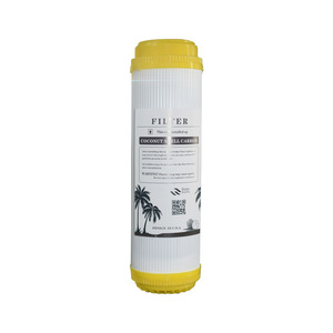 Cartouche filtrante à charbon actif granulaire T33 de 10 pouces, pour purificateur d'eau, filtre post-filtration à haute efficacité - Product Image 4