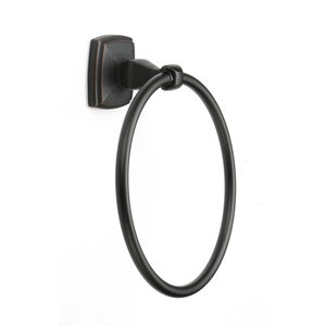 Gancio portasciugamani da bagno di lusso in lega di zinco per decorazioni per la casa in bronzo strofinato ad olio - Product Image 3