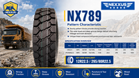 Pneus de camion radiaux NEXXUS, modèle NX789 12R22.5, fournisseurs chinois, haute qualité, garantie 3 ans