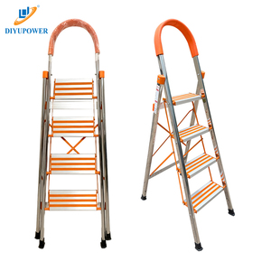 <span class=keywords><strong>Silla</strong></span> Escalera Plegable Moderna con Certificación CE 131, Multiusos, 3 Peldaños, Capacidad de 150 kg, para Cocina, Supermercado, Loft, Apartamento, Baño - Product Image 2