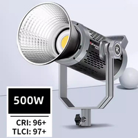 Éclairage Professionnel Continu LED Cob Bi-Couleur 500W en Métal pour Photographie, Studio Audio & Vidéo et Séances Photo