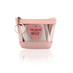 Monedero Pequeño Portátil de Cuero PU con Cierre de Cremallera, Bonito Monedero con Diseño de Caramelos para Niñas, con Ventana Frontal de PVC - Product Image 3